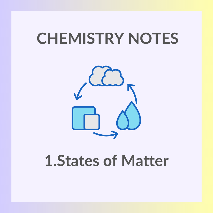 Study Notes | IGCSE Chemistry 0620 | 1. States of Matter