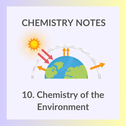 Study Notes | IGCSE Chemistry 0620 | 10. Chemistry of the Environment