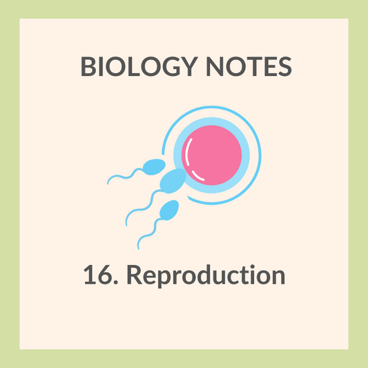 Study Notes | IGCSE Biology 0610 | 16. Reproduction