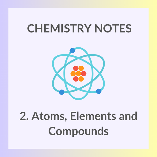 Study Notes | IGCSE Chemistry 0620 | 2. Atoms, Elements & Compounds