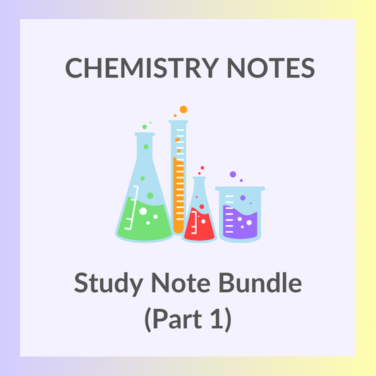 Study Notes | IGCSE Chemistry 0620 | Complete Study Note Bundle (Part 1)